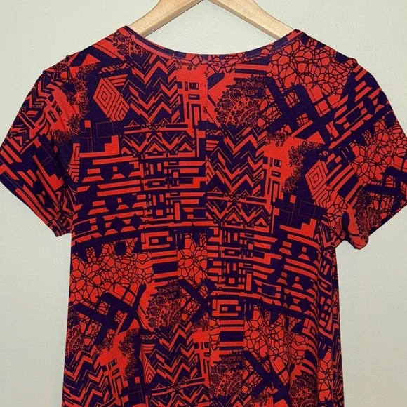 LuLaRoe Tribal Print Short Sleeve Dress Size XS - Picture 7 of 7